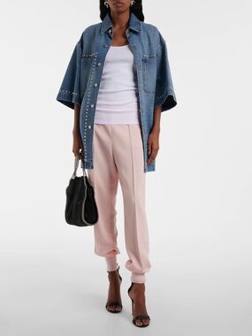 Stella McCartney “Julia” Trousers – NWT Sustainable Luxury Silk Joggers